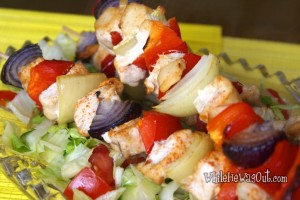 Chicken and Veggie Skewers