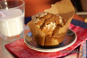 Chocolate Pudding and Coconut Muffin