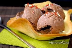 Chocolate and Bailey’s Ice Cream